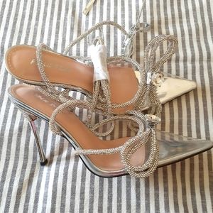 Public Desire Midnight heeled shoes New . Never worn